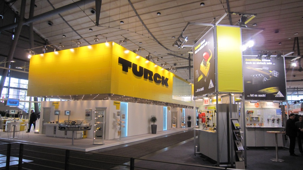 Стенд компании TURCK на выставке Ганновер 2010